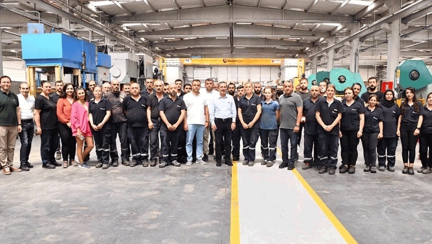 Başkan Ataç fabrika ziyaretlerini sürdürüyor